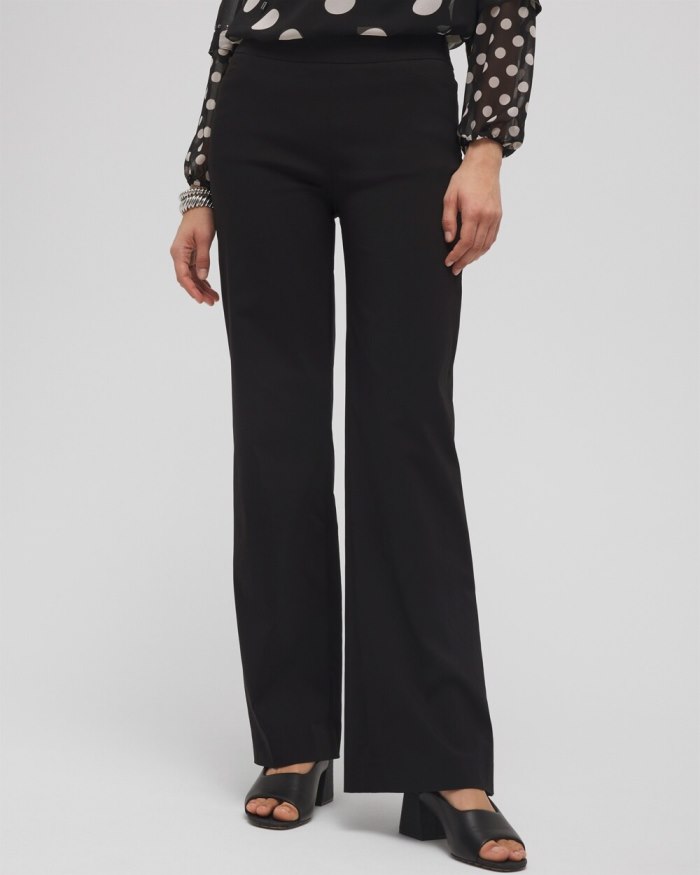 Chicos Brigitte Wide Leg Pants - Black