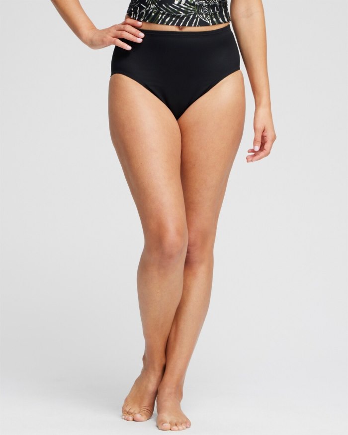 Chicos Miraclesuit Swim Bottom - Black