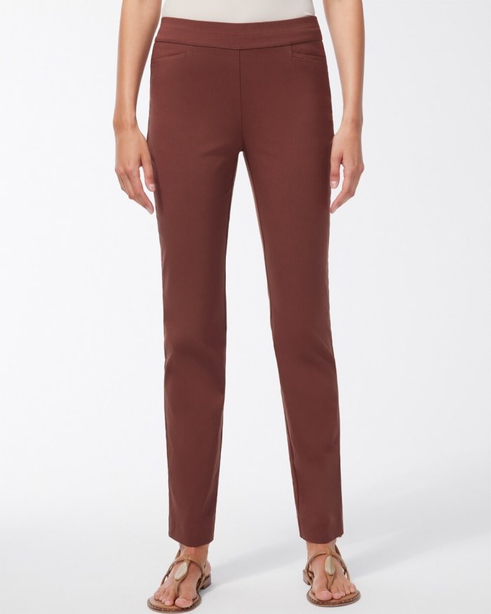 Chicos Brigitte 360 Pants - Chocolate Fondant