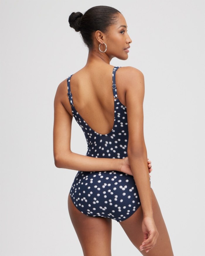 Chicos Miraclesuit Luminare Oceanus One Piece - Navy