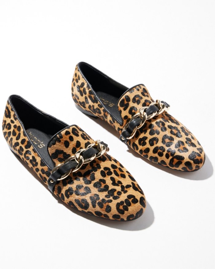 Chicos Animal Print Loafers - Leopard