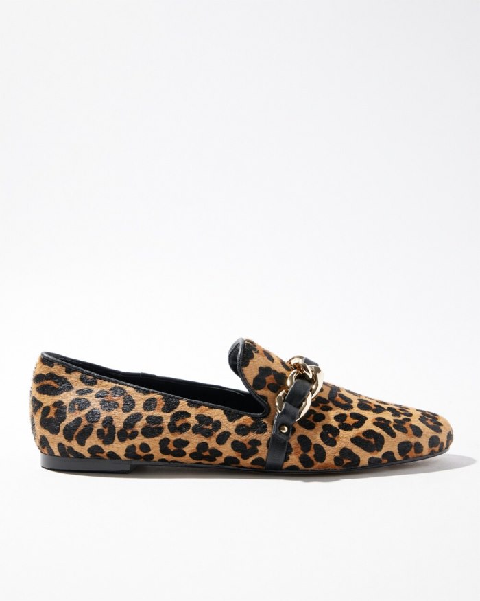 Chicos Animal Print Loafers - Leopard