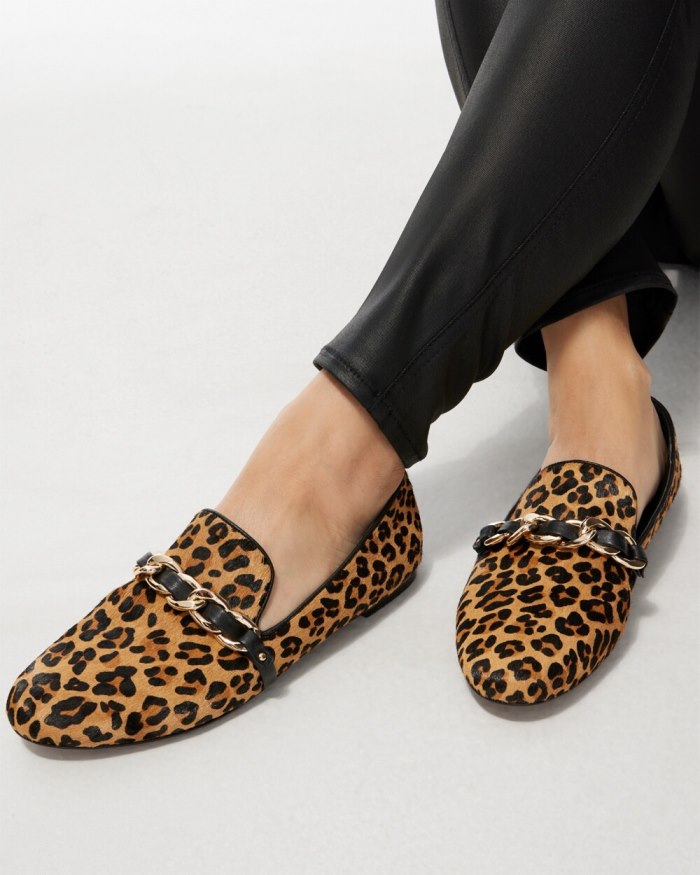 Chicos Animal Print Loafers - Leopard