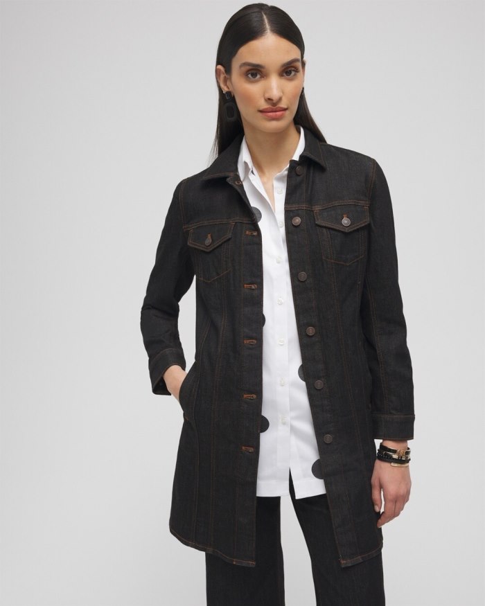 Chicos Denim Topper - Midnight Rinse