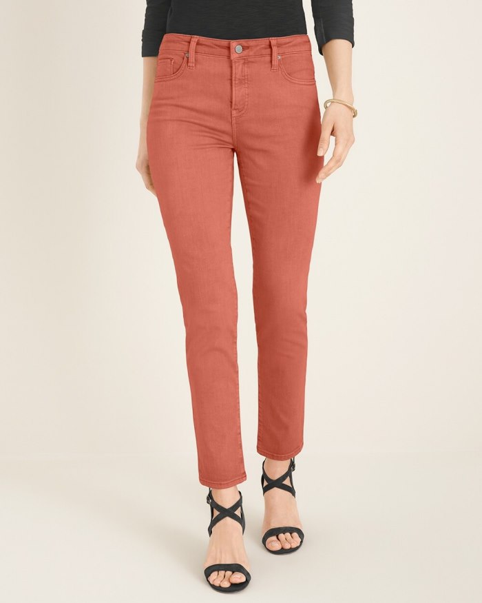 Chicos So Slimming Girlfriend Ankle Jeans - Desert Coral