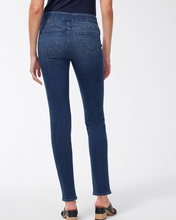 Chicos Pull-On Jeggings - Inverness Indigo