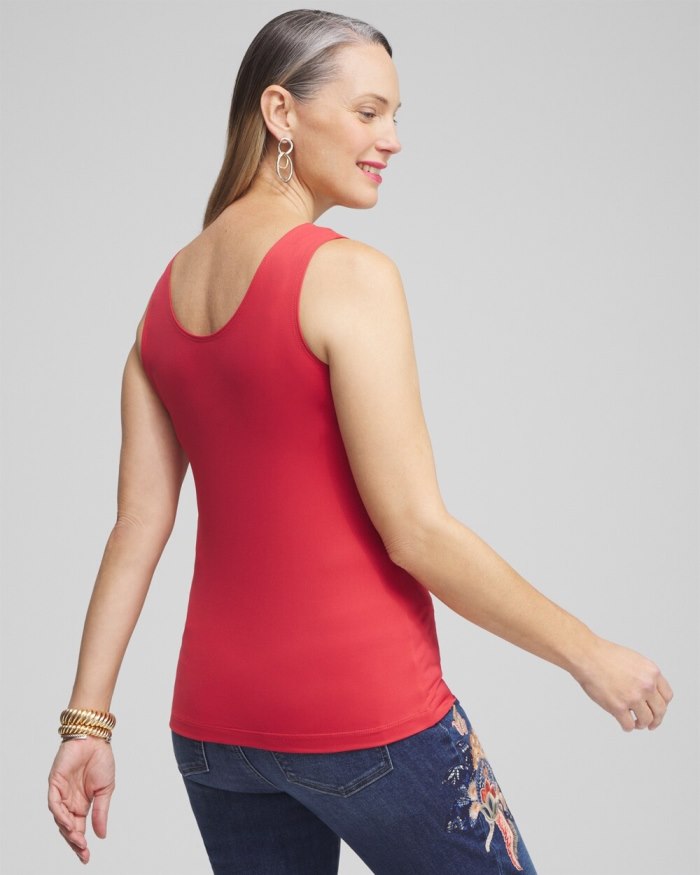 Chicos Microfiber Tank - Soft Buttercup