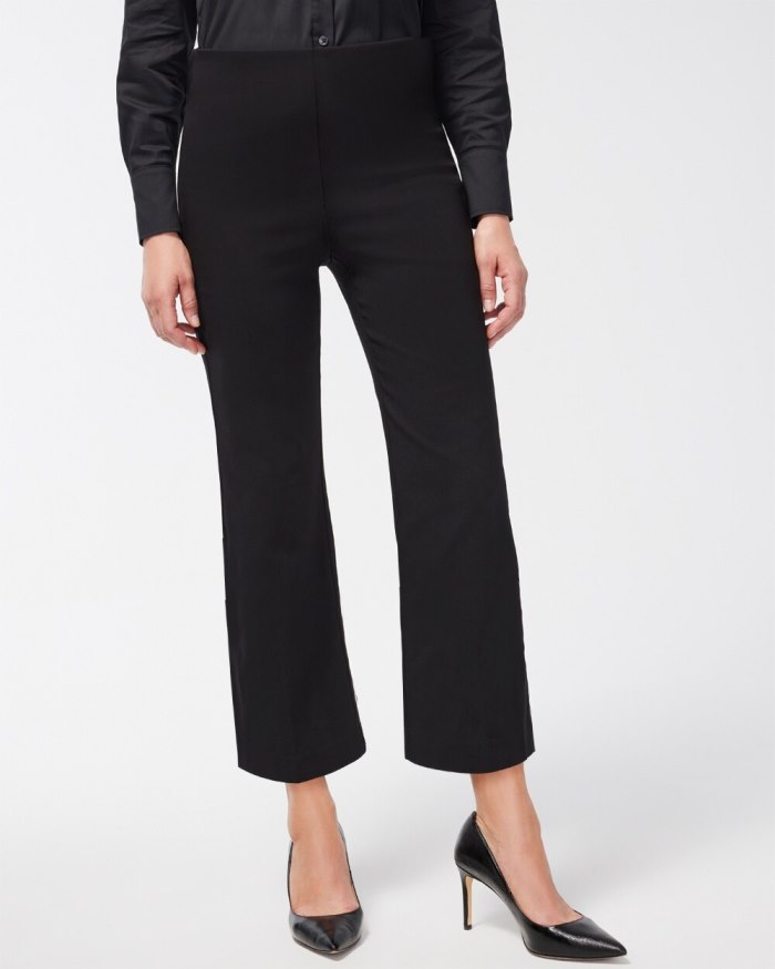 Chicos Juliet Kick Flare Pants - Black