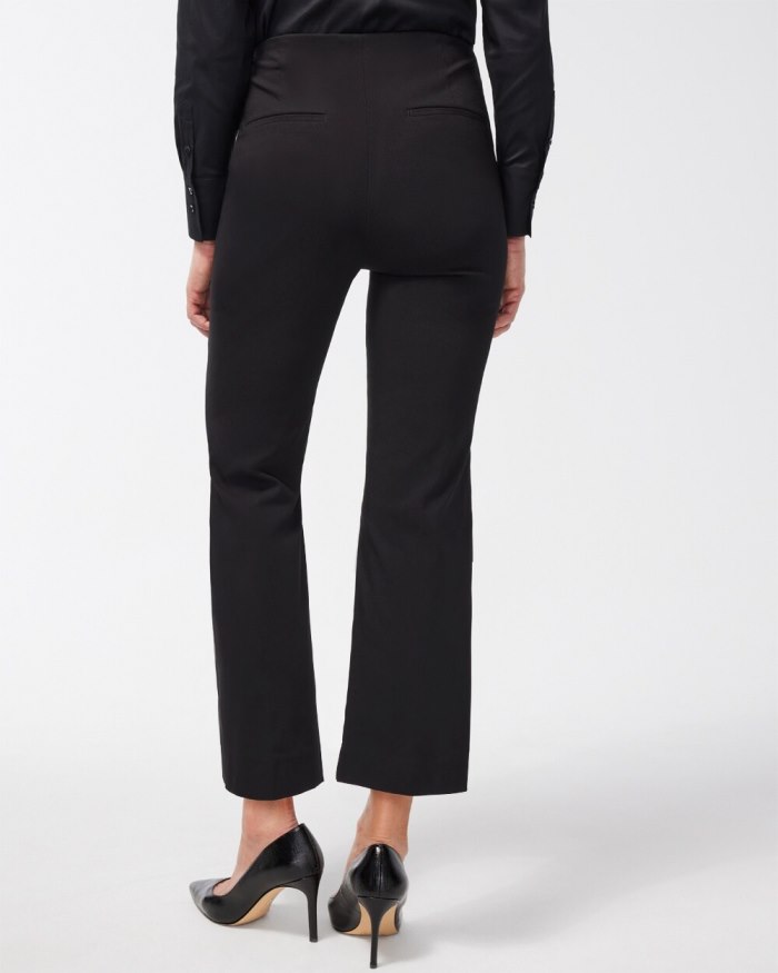 Chicos Juliet Kick Flare Pants - Black