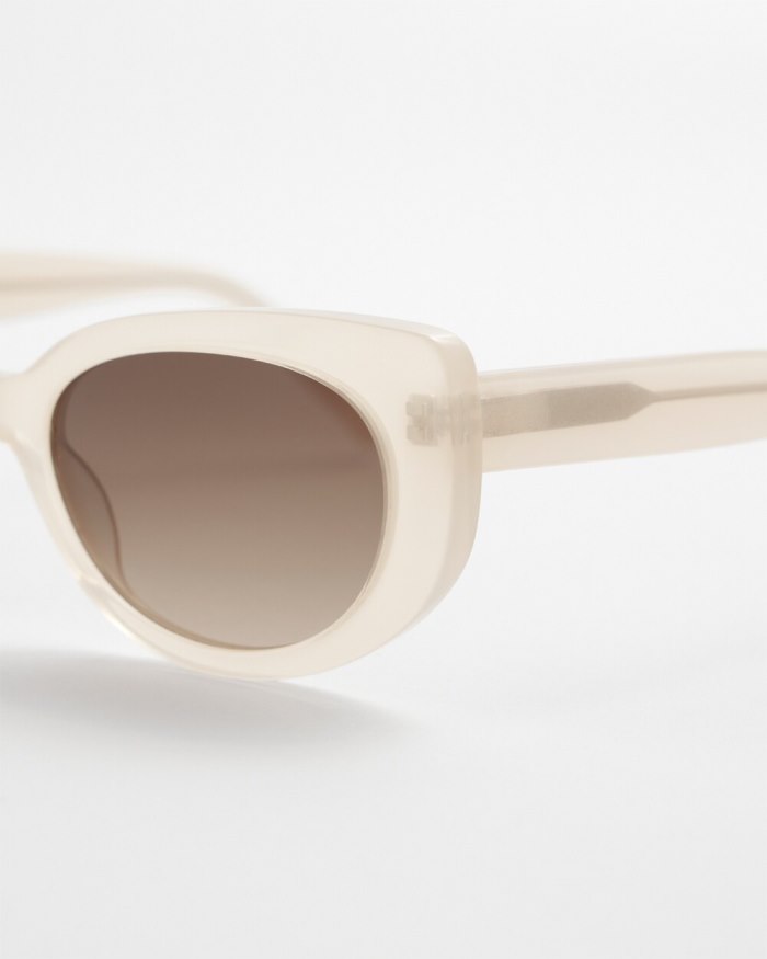 Chicos Nude Cateye Sunglasses - Nude