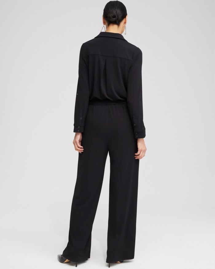 Chicos Utility Jumpsuit - Black