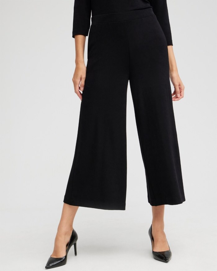 Chicos Travelers Culottes - Travelers Black