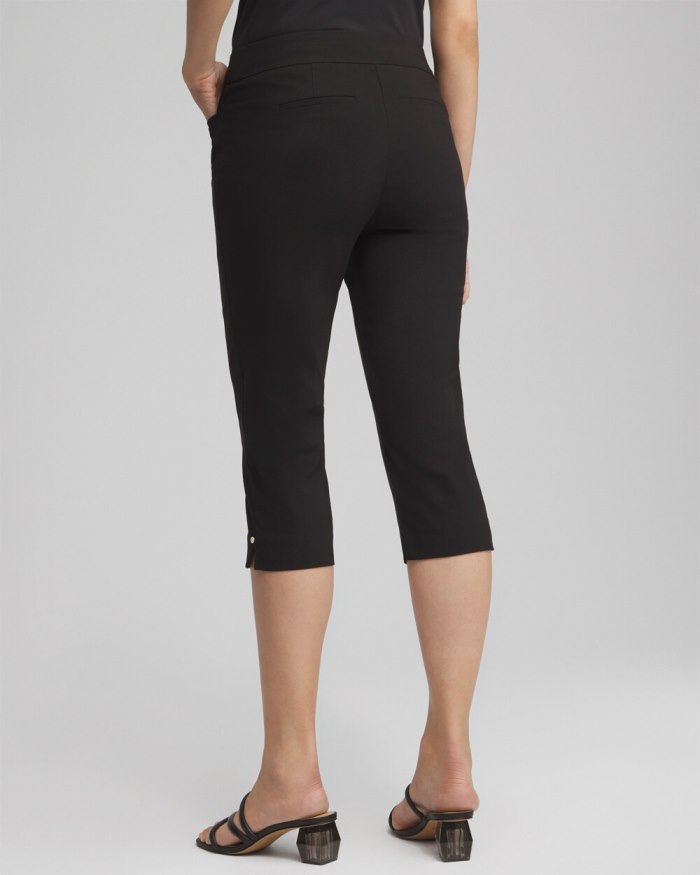 Chicos Brigitte Rivet Capris - Alabaster