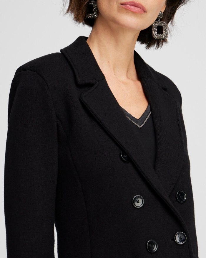 Chicos Black Cardigan Jacket - Black