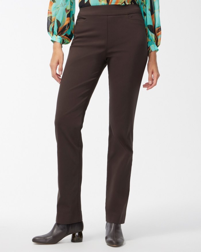 Chicos Brigitte 360 Pants - Cocoa Bean