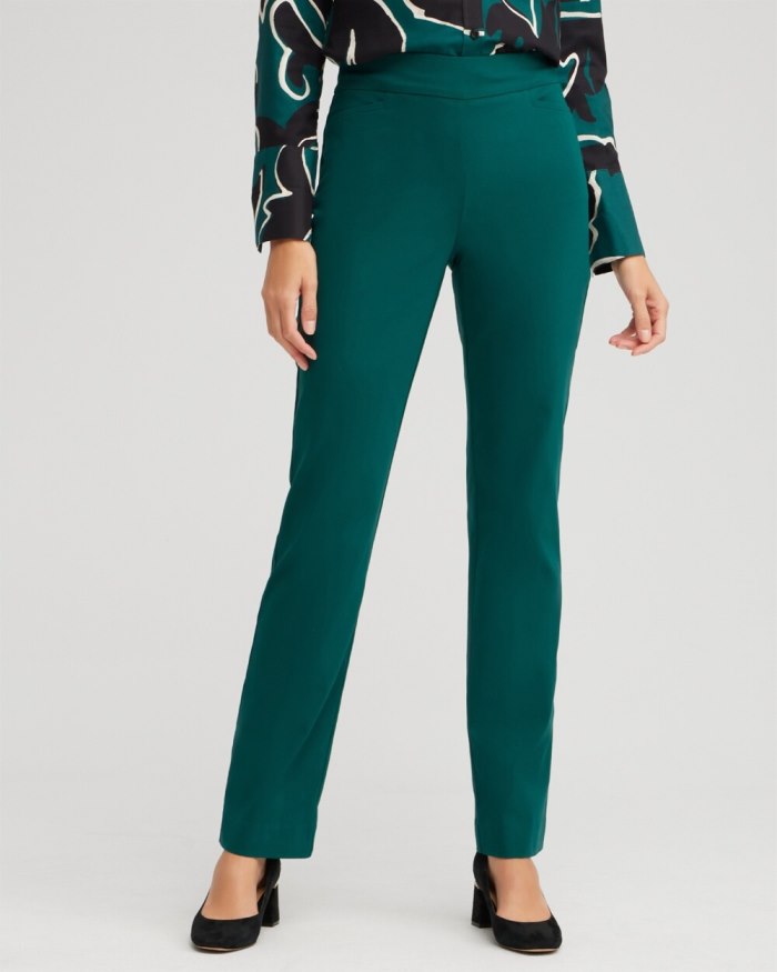 Chicos Brigitte 360 Pants - Enchanted Forest