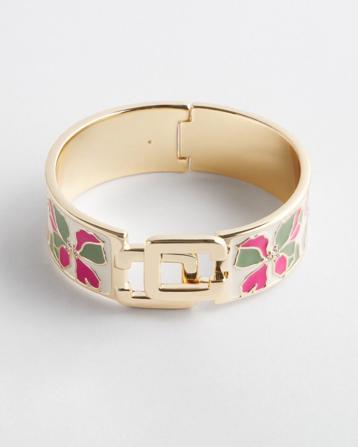 Chicos Chico's Click Floral Bracelet - Multi