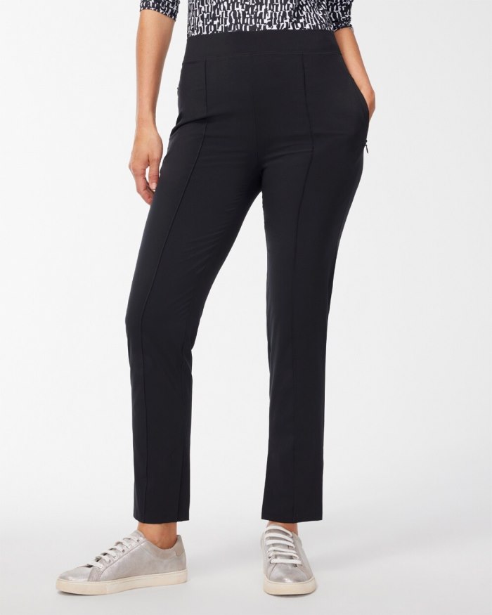 Chicos Zenergy UPF Neema Ankle Trousers - Black