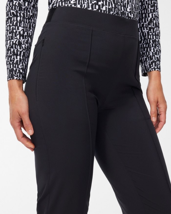 Chicos Zenergy UPF Neema Ankle Trousers - Black