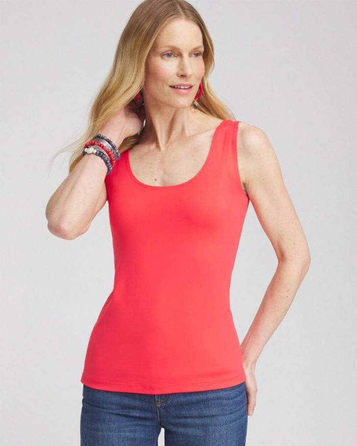 Chicos Microfiber Tank - Watermelon Punch