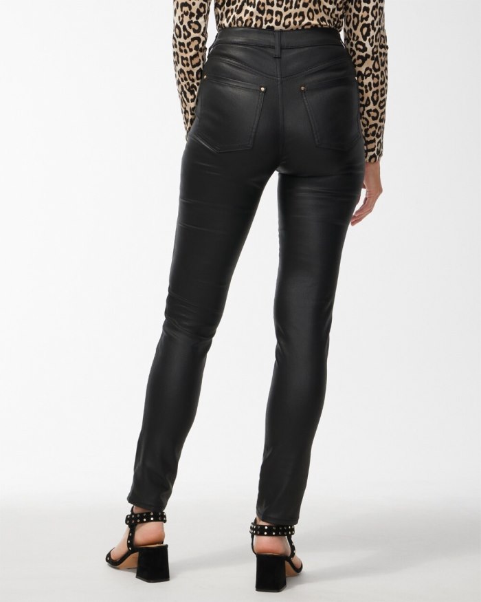 Chicos Coated Slim Jeans - Moonwalk