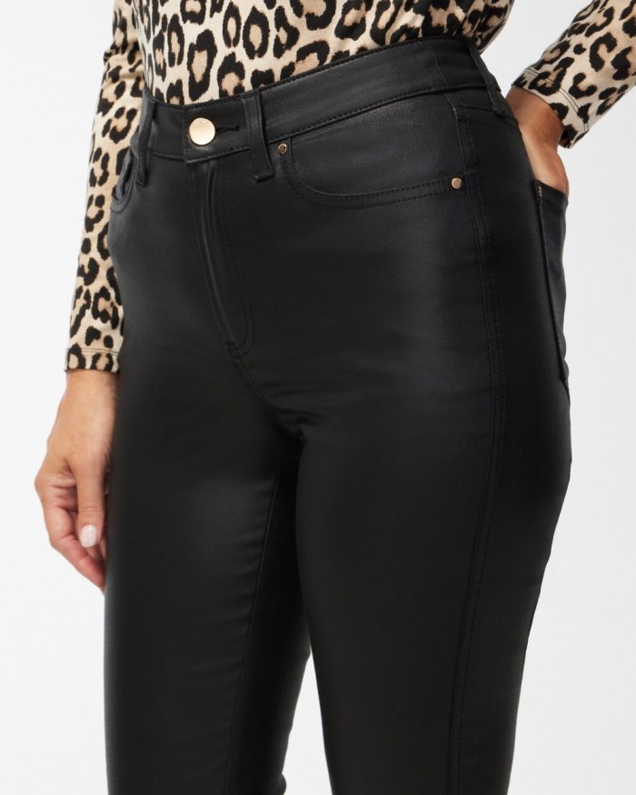 Chicos Coated Slim Jeans - Moonwalk