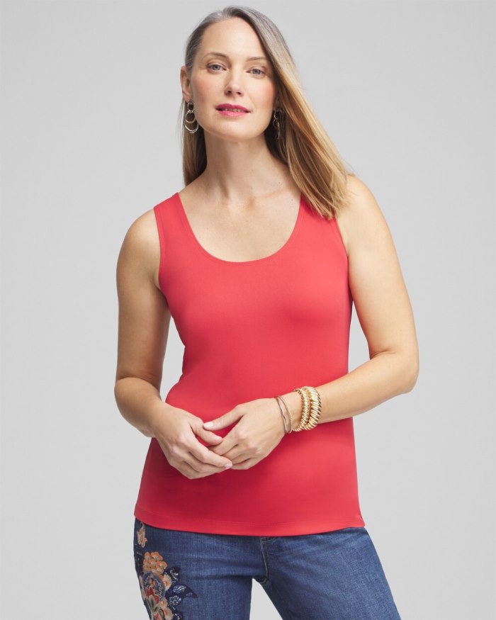 Chicos Microfiber Tank - Ginger Rose