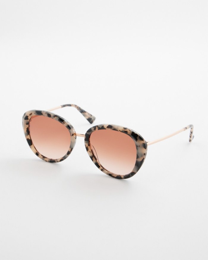 Chicos Tort Print Cateye Sunglasses - Tortoise