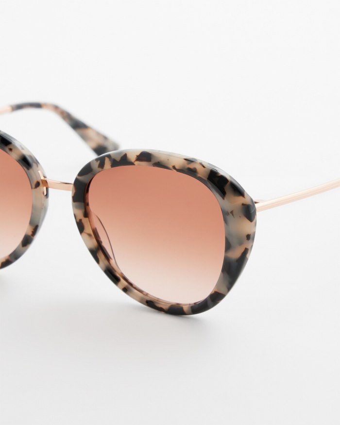 Chicos Tort Print Cateye Sunglasses - Tortoise