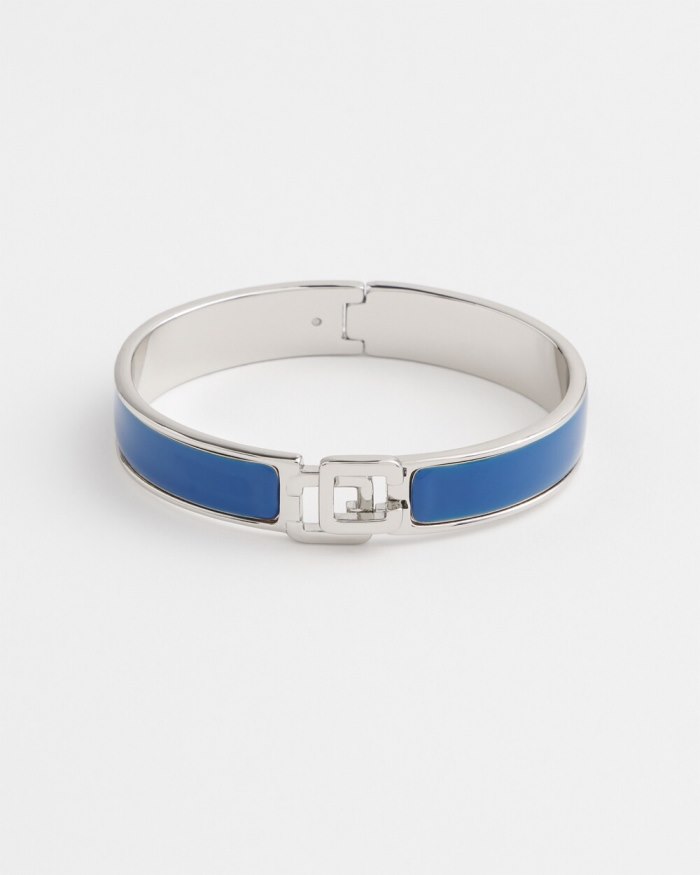 Chicos Blue Chico's Click Bangle - Intense Azure