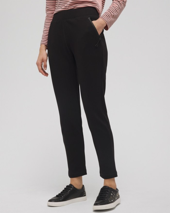 Chicos Zenergy Double Knit Pants - Black