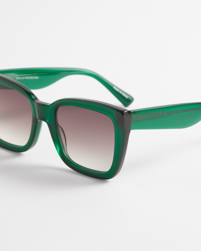 Chicos Green Square Sunglasses - Green