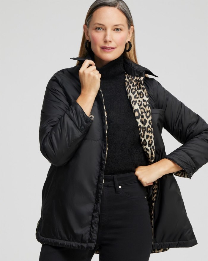 Chicos Nylon Jacket - Black