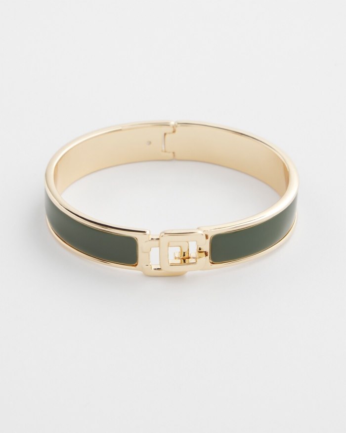 Chicos Olive Chico's Click Bangle - Olive