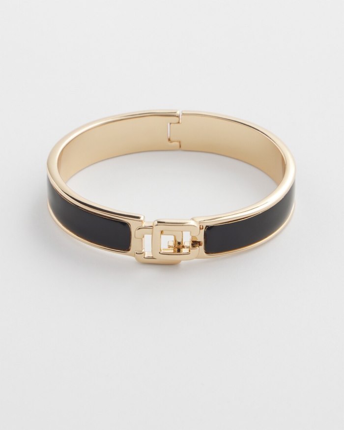 Chicos Black Chico's Click Bangle - Black