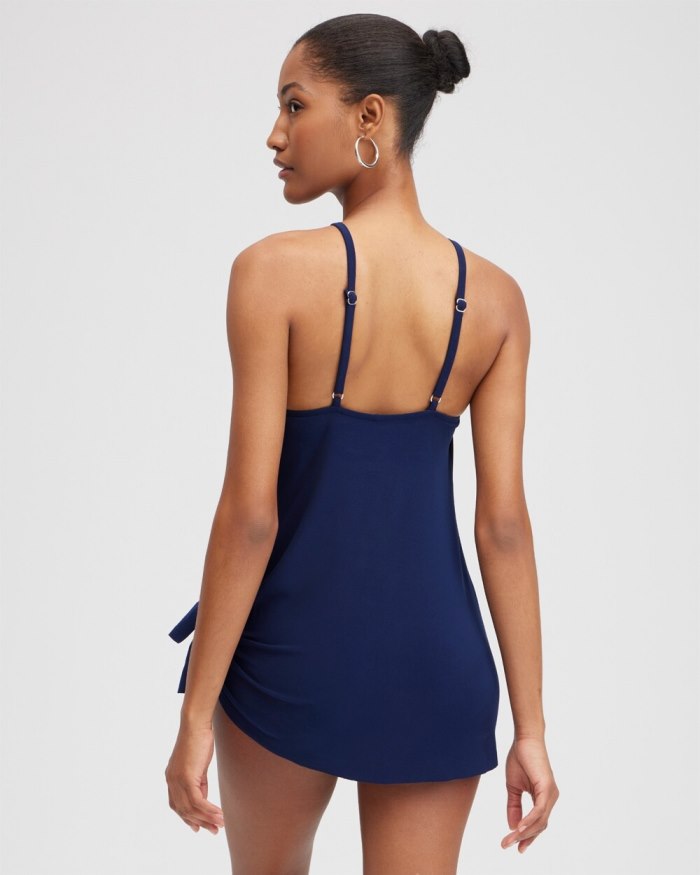 Chicos Magicsuit Parker One Piece Swimsuit - Navy