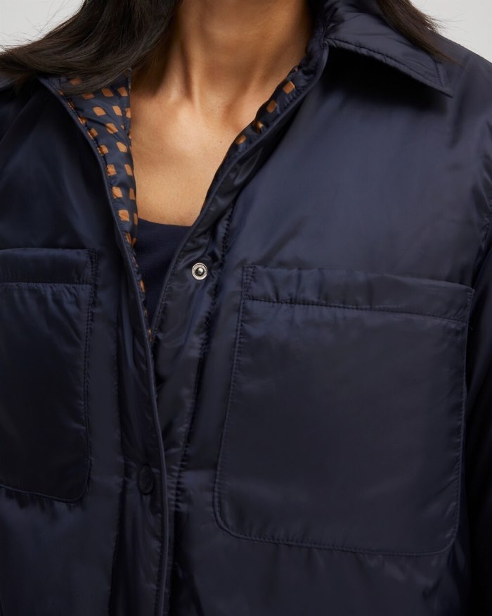 Chicos Nylon Jacket - Classic Navy