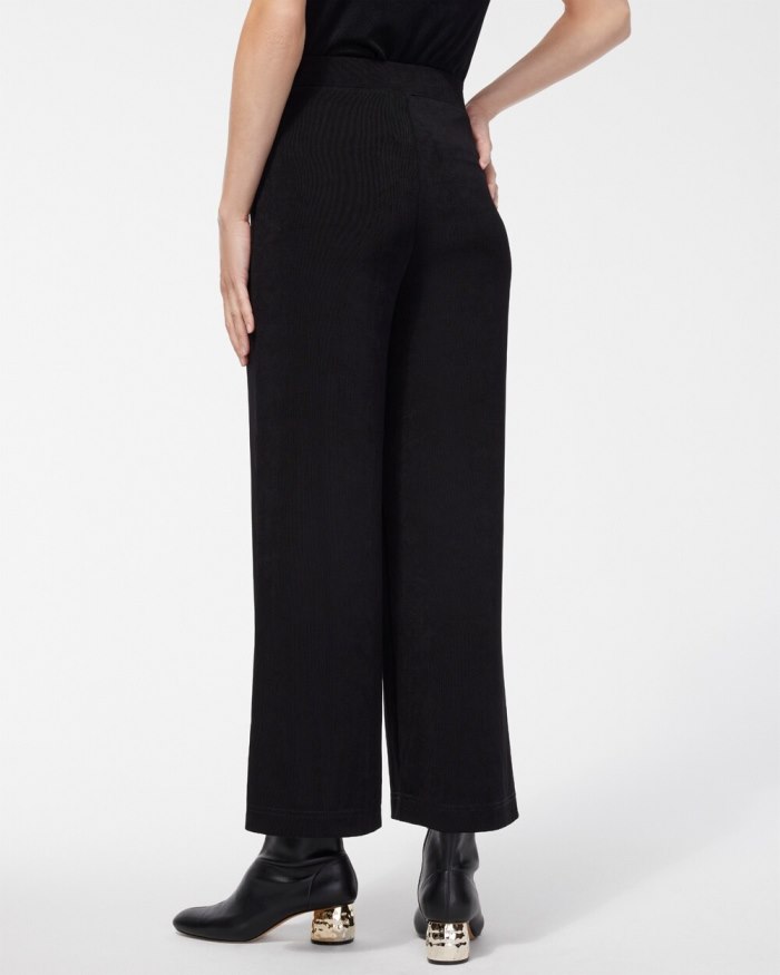 Chicos Travelers Classic Cropped Pants - Travelers India Ink