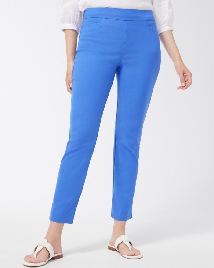 Chicos Brigitte Slim Ankle Pants - Amparo Blue