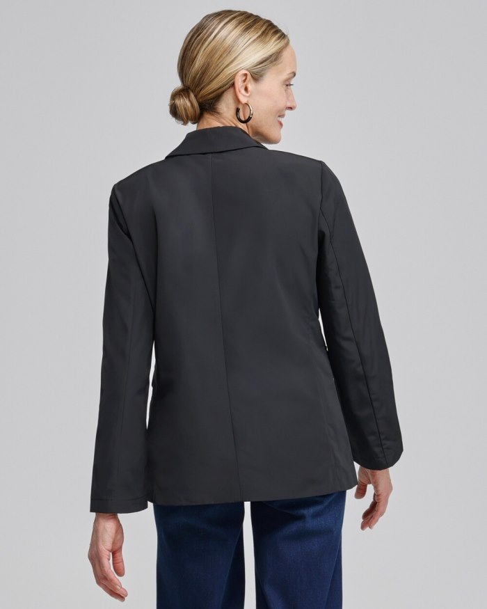 Chicos Zenergy Water Repellent Blazer - Black