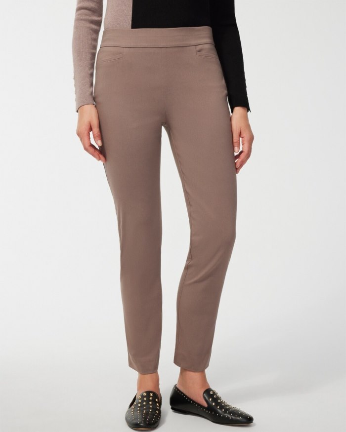 Chicos Brigitte Slim Ankle Pants - Urban Taupe