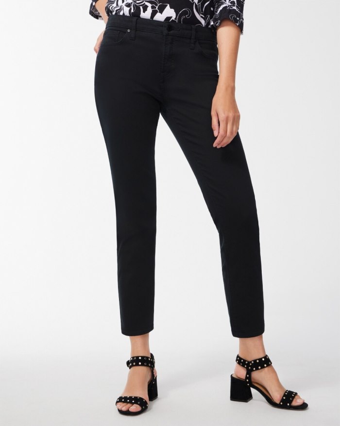 Chicos So Slimming Girlfriend Ankle Jeans - Black