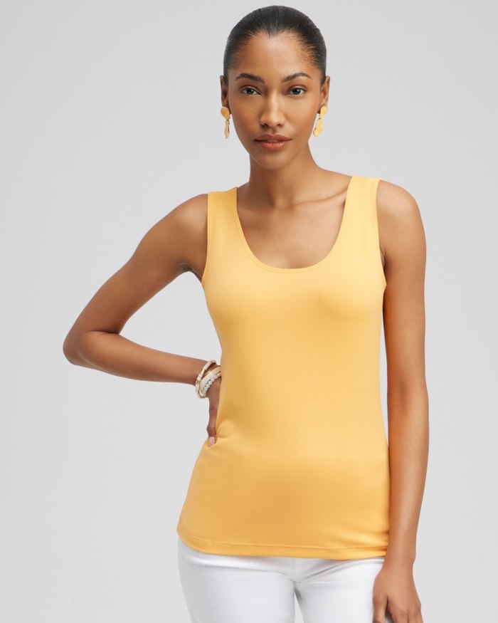 Chicos Microfiber Tank - Mango Sorbet