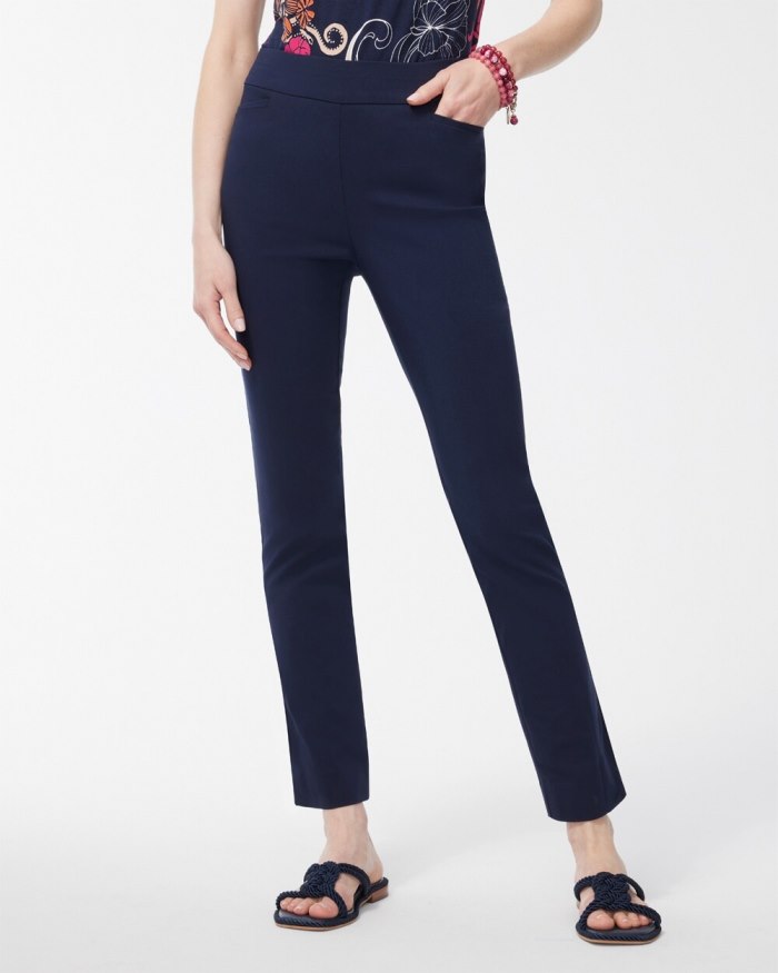 Chicos Brigitte Slim Ankle Pants - Ink