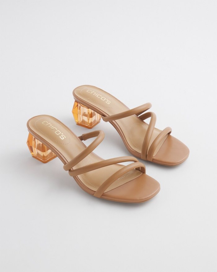 Chicos Tan Heels - Tan