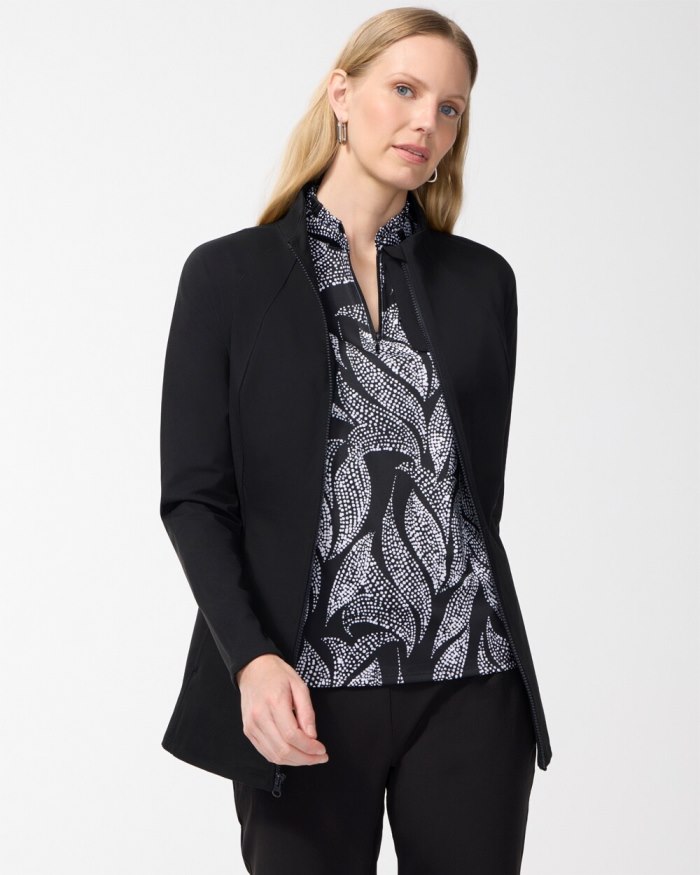 Chicos Zenergy Seamed Jacket - Black