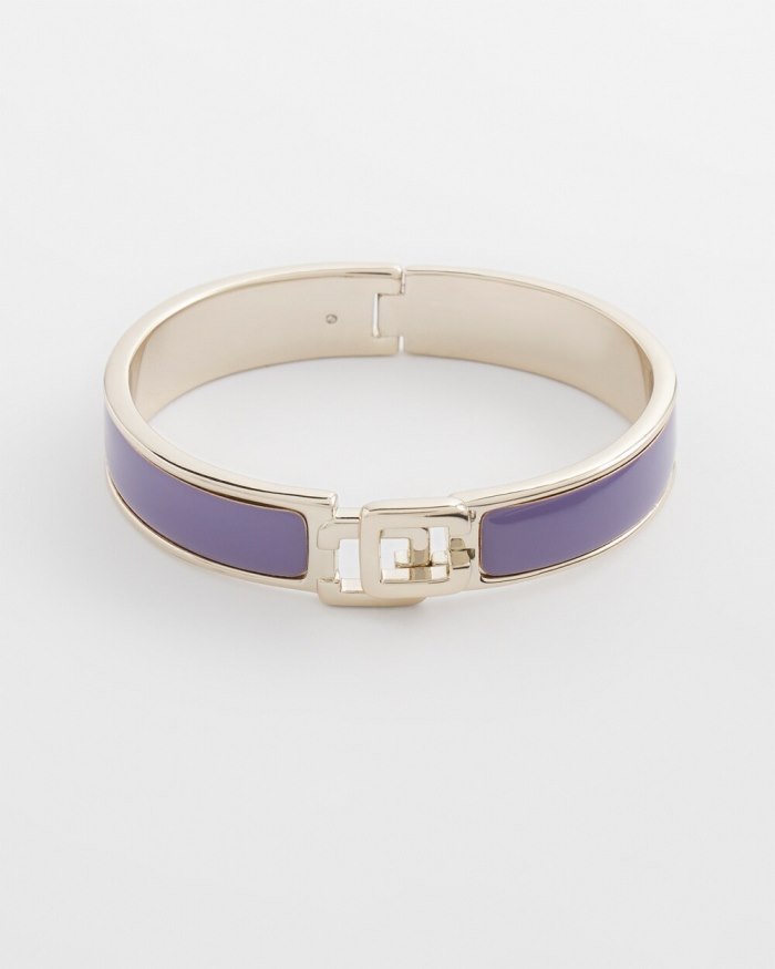 Chicos Purple Chico's Click Bangle - Parisian Purple