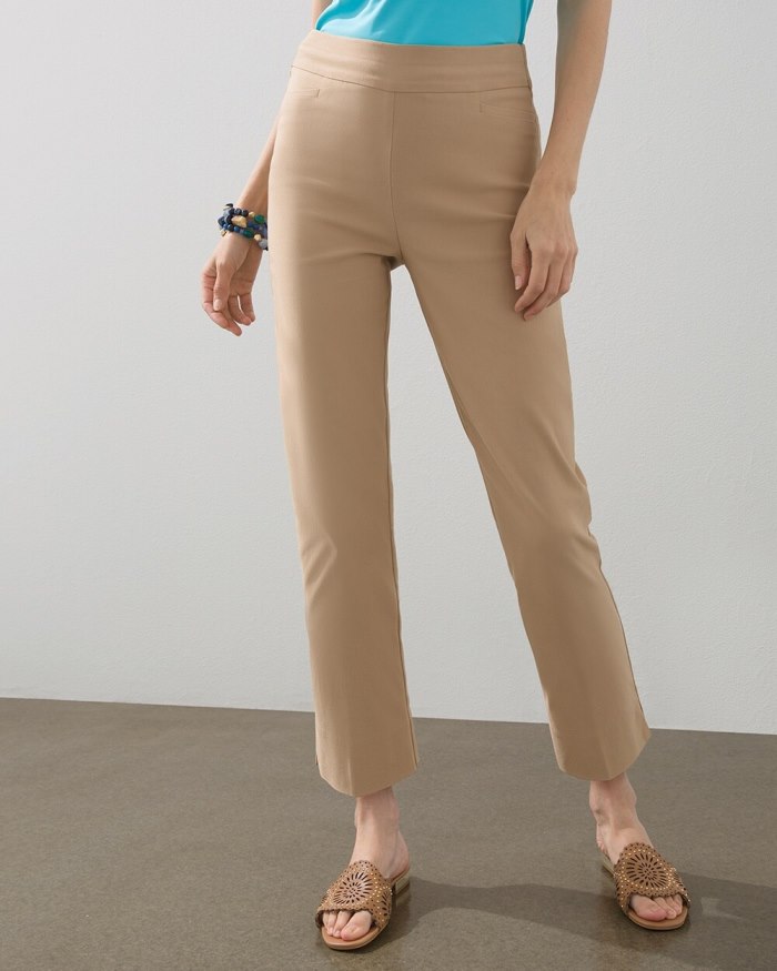 Chicos Brigitte Slim Cropped Pants - Sycamore