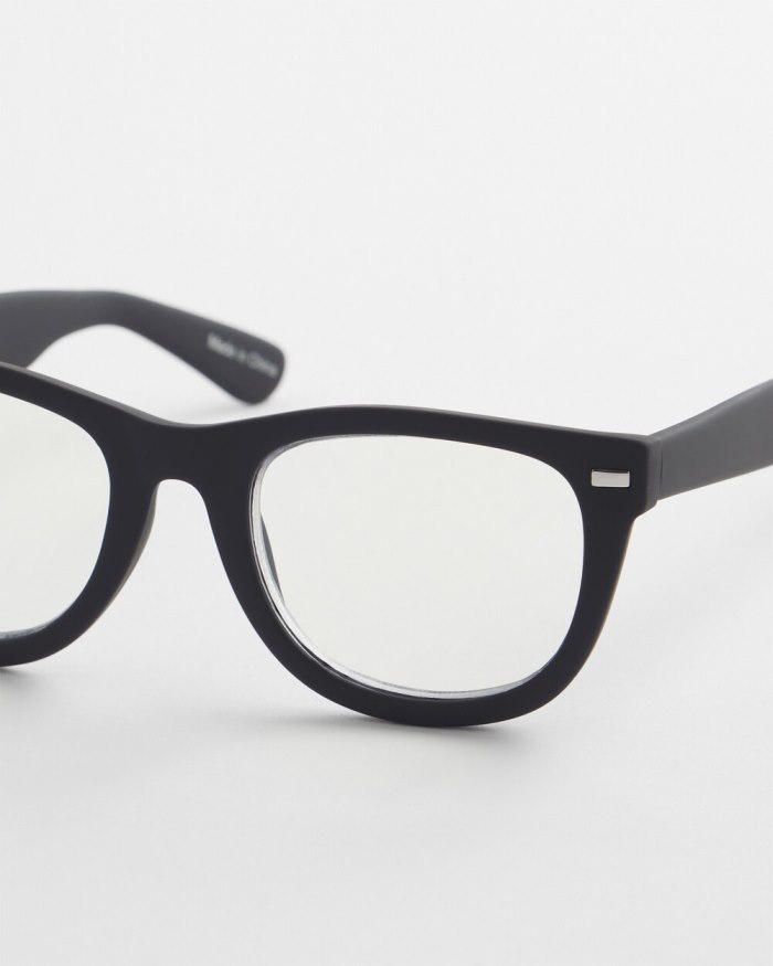 Chicos Matte Black Readers - Black