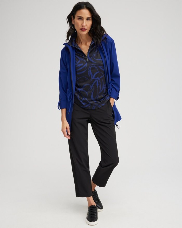 Chicos Zenergy UPF Neema Anorak Jacket - Cobalt Night